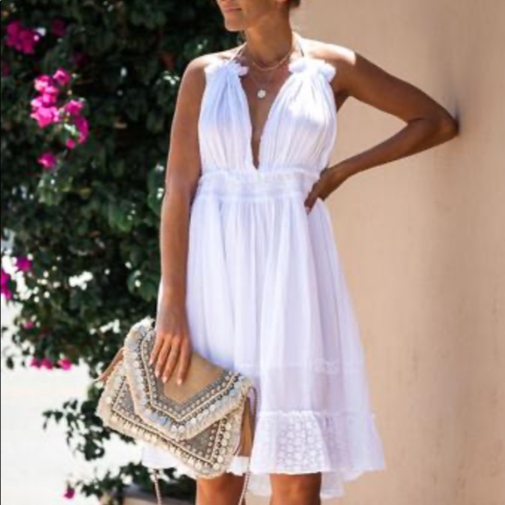 Raga Cotton Halter Dress NWT